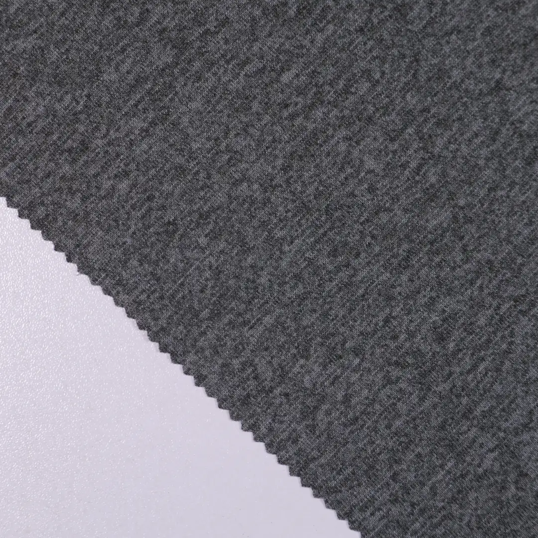 China Fabric for T-Shirt,Polo Shirt Single Jersey Knit Fabric Polyester Spandex grey color buy from China wholesaler bulk order at wholesale price free worldwide shipping Alibaba