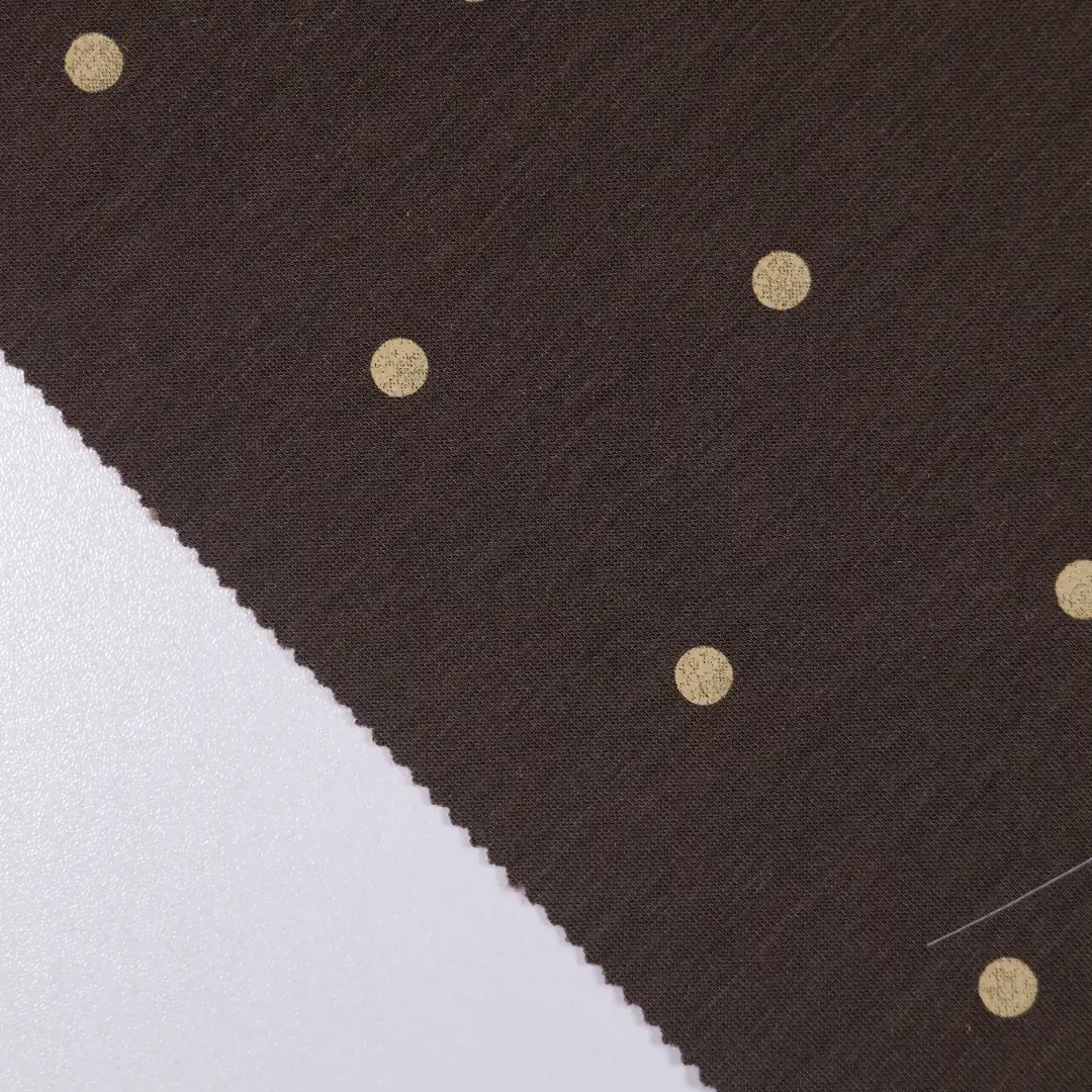 China Fabric for Jackets Scuba Knit Fabric Modal Polyester Elastane brown color buy from China wholesaler bulk order at wholesale price free worldwide shipping Alibaba