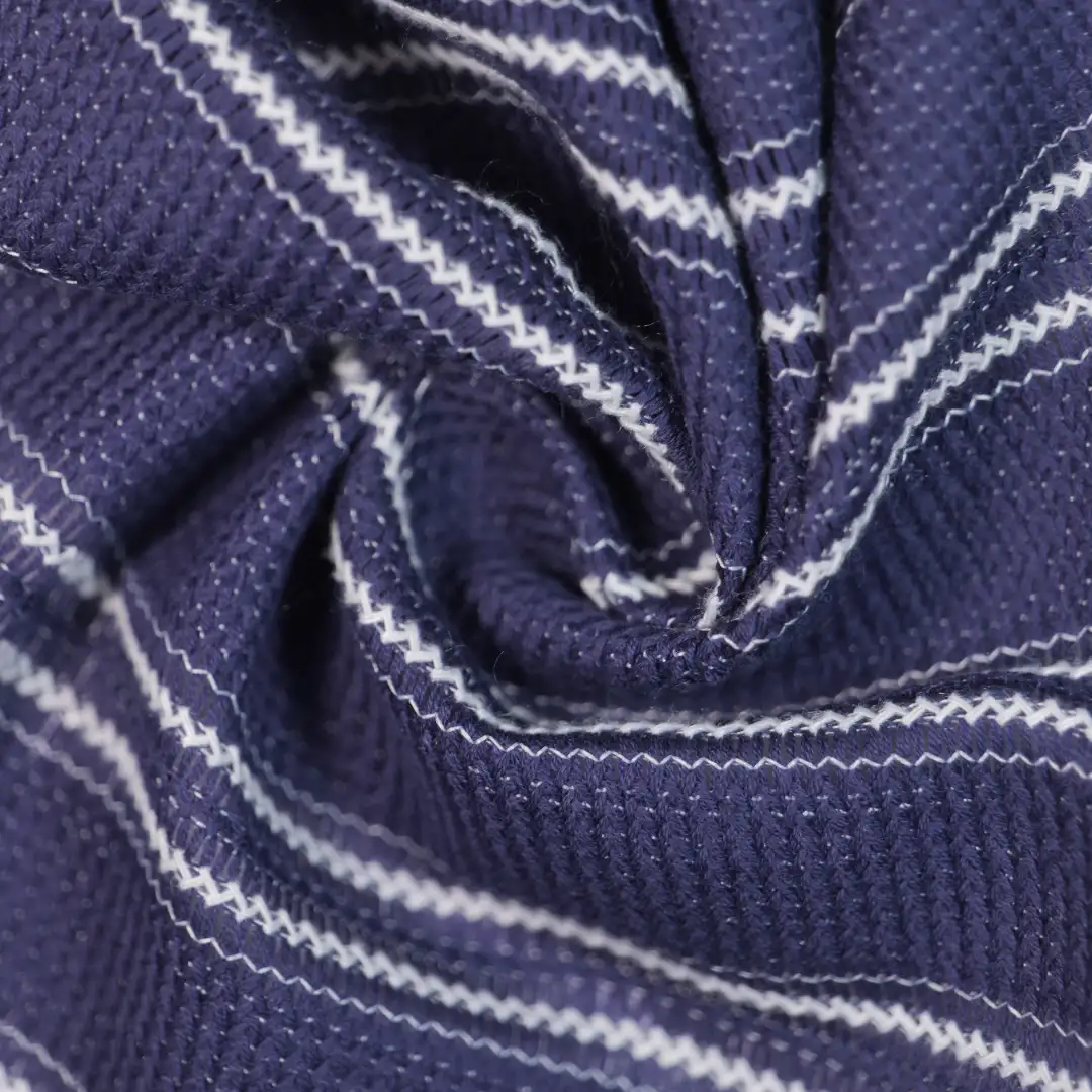China Fabric for T-Shirt,Polo Shirt Lace Knit Fabric Cotton Polyester navy color buy from China wholesaler bulk order at wholesale price free worldwide shipping Alibaba
