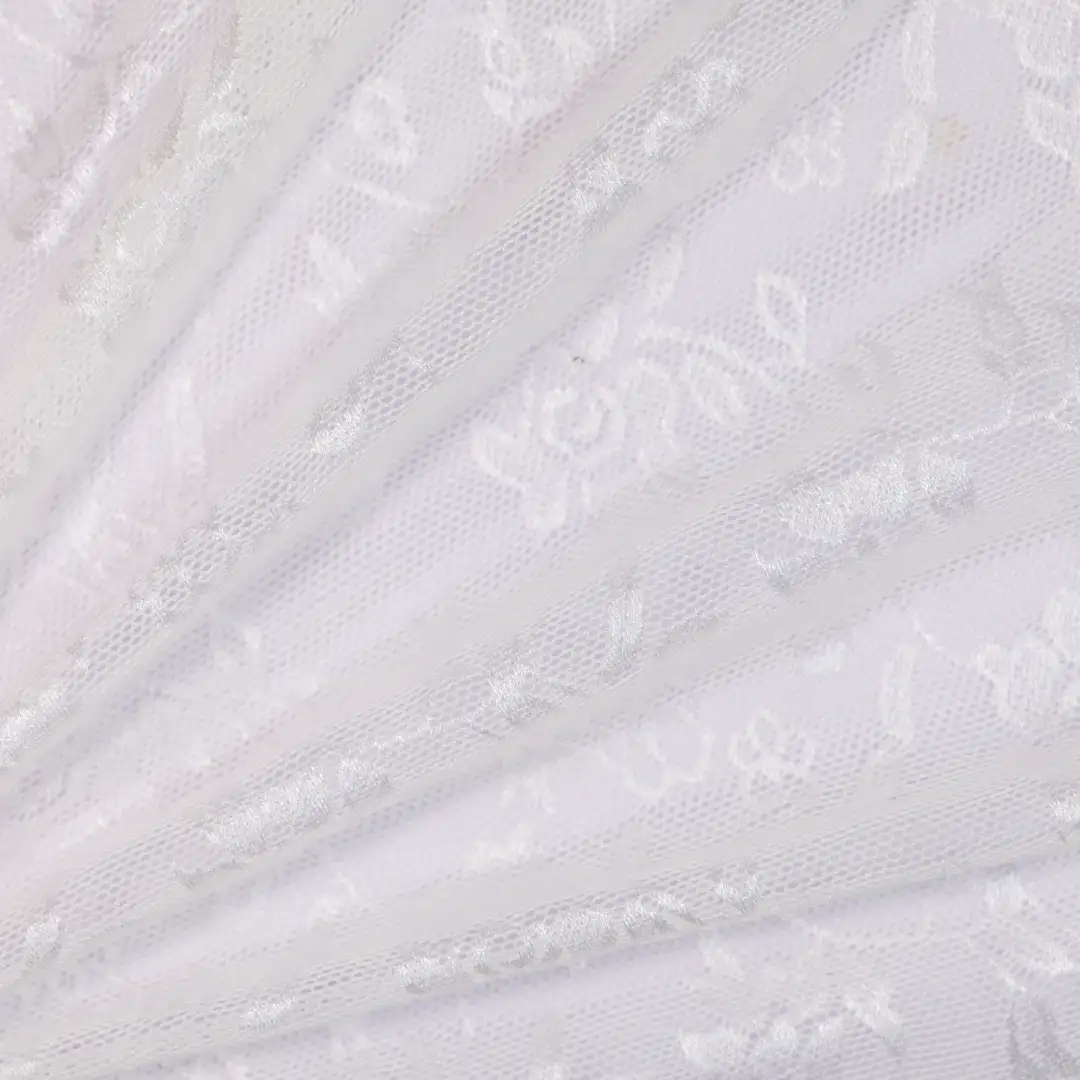 China Fabric for Skirt Lace Knit Fabric Nylon Spandex white color buy from China wholesaler bulk order at wholesale price free worldwide shipping Alibaba