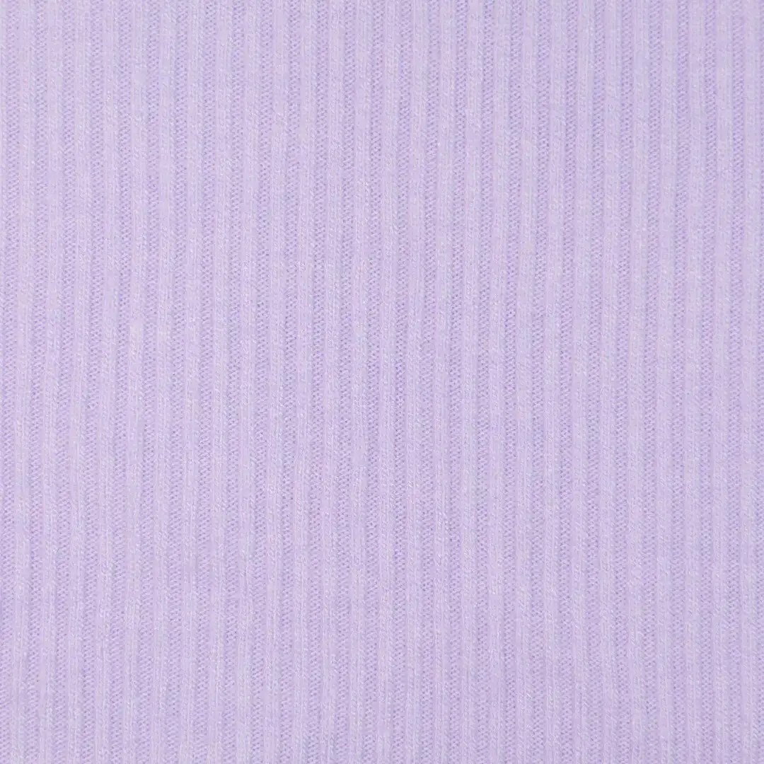 China Fabric for T-Shirt,Skirt,Wide Leg Trousers,Pieced Rib Half-Zip Hoodie Rib Knit Fabric Rayon Polyester Nylon Spandex Violet color buy from China wholesaler bulk order at wholesale price free worldwide shipping Alibaba