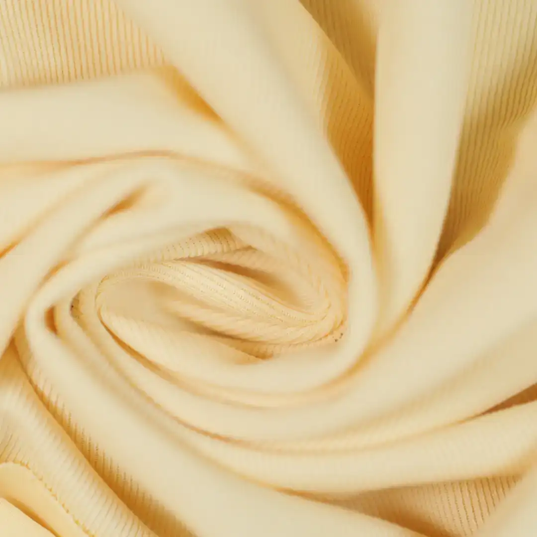 China Fabric for T-Shirt,Polo Shirt,Skirt,Hoodie,Loungewear Single Jersey Knit Fabric Polyester Nylon Spandex yellow color buy from China wholesaler bulk order at wholesale price free worldwide shipping Alibaba