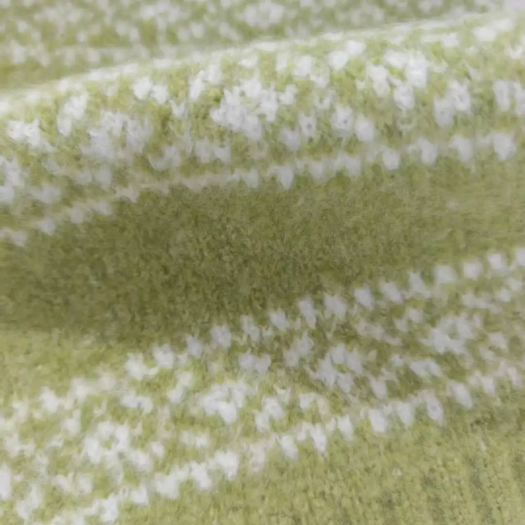 China Yarn for Full-Zipper Cardigan (Sweater),Shirt Long Sleeve Zipper (Sweater),Shirt Half Sleeve Button (Sweater),Crop Top Pullover (Sweater) Mossy Yarn Fancy Yarn Acrylic Recycled Polyester Wool Spandex white，green color buy from China wholesaler bulk order at wholesale price free worldwide shipping Alibaba