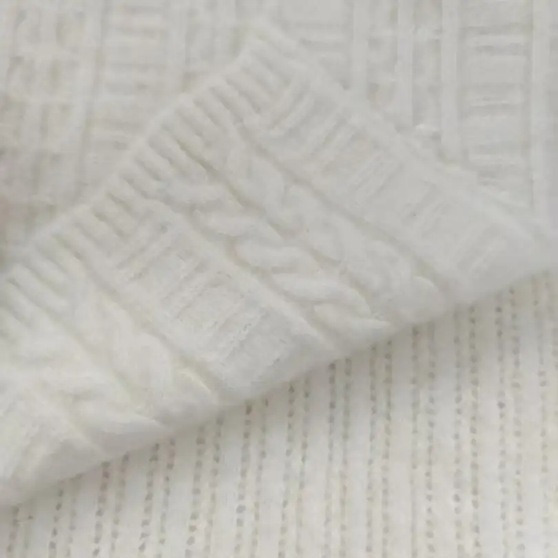 China Yarn for Open Cardigan (Sweater),Full-Zipper Cardigan (Sweater) Mossy Yarn Fancy Yarn Polyester Wool Spandex off-white color buy from China wholesaler bulk order at wholesale price free worldwide shipping Alibaba