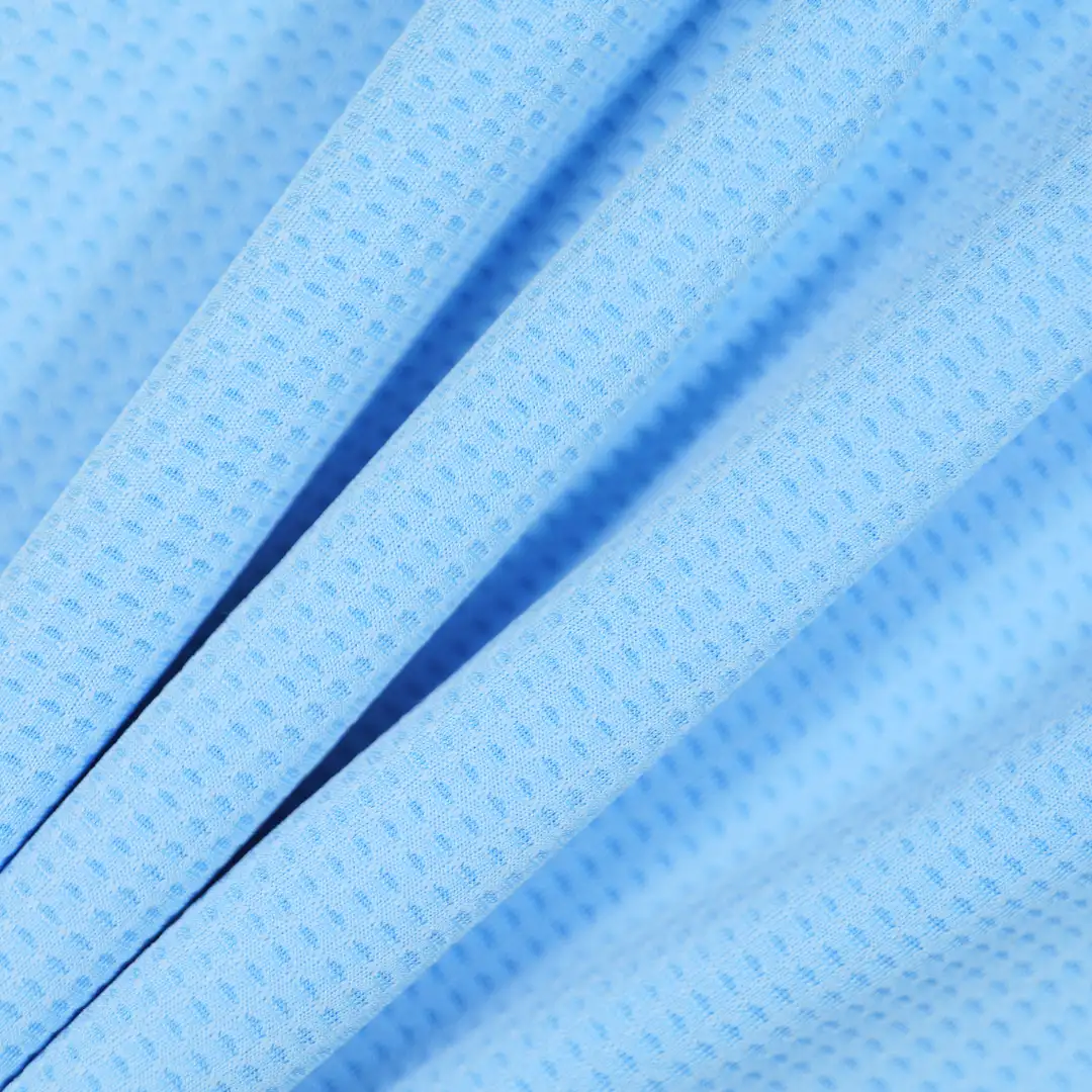 China Fabric for Skirt Jacquard Synthetic Woven Fabric Polyester BLUE color buy from China wholesaler bulk order at wholesale price free worldwide shipping Alibaba