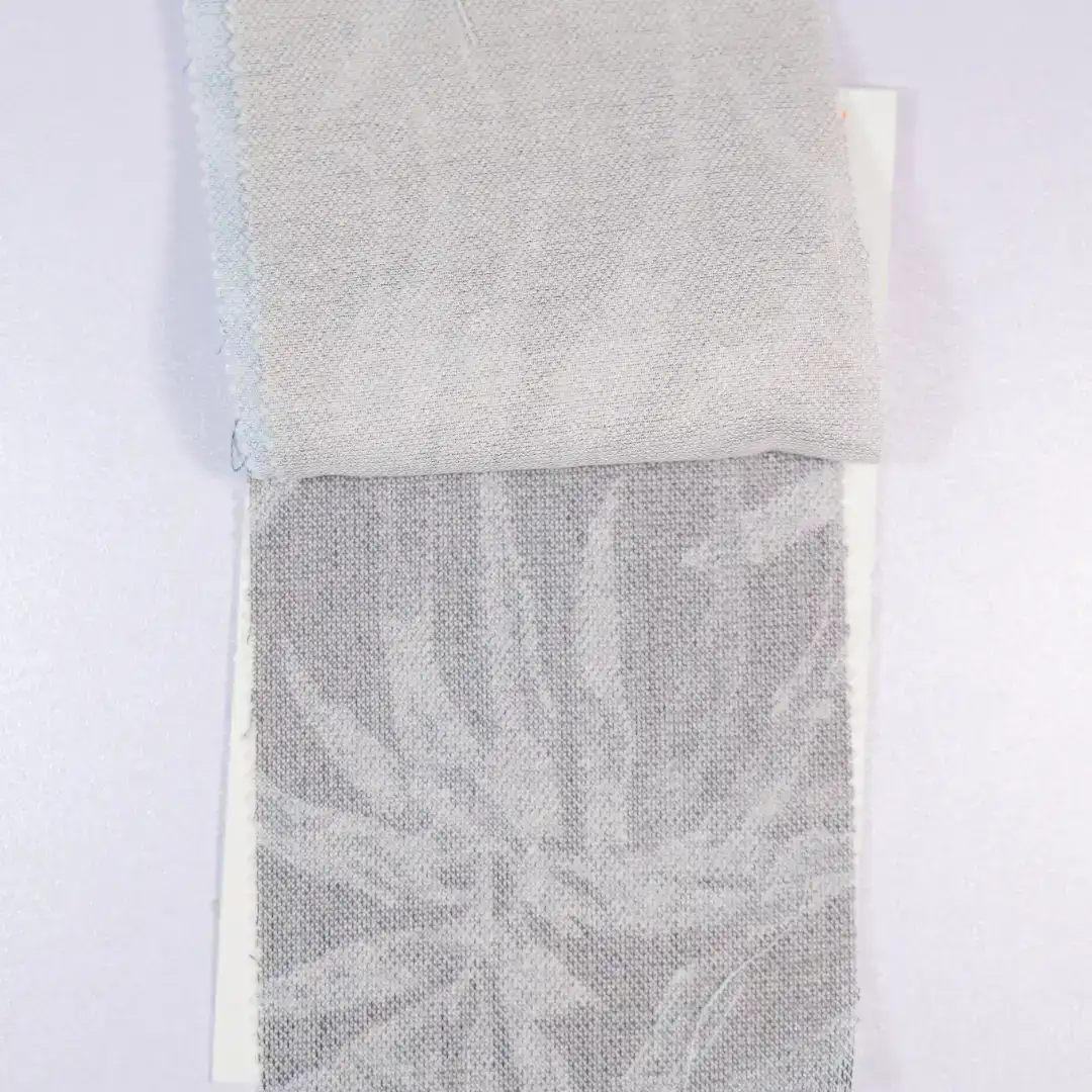 China Fabric for Jackets,Skirt Jacquard Woven Blended Fabric Rayon Nylon Linen GREY color buy from China wholesaler bulk order at wholesale price free worldwide shipping Alibaba