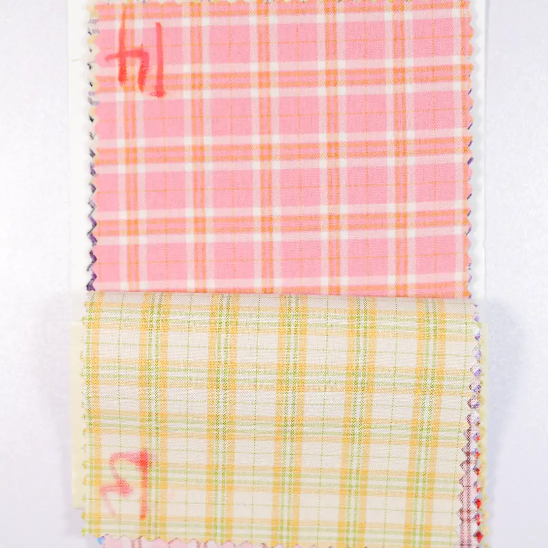 China Fabric for Jackets,Overcoat Yarn Dyed Check Woven Blended Fabric Polyester Rayon Spandex yellow color buy from China wholesaler bulk order at wholesale price free worldwide shipping Alibaba