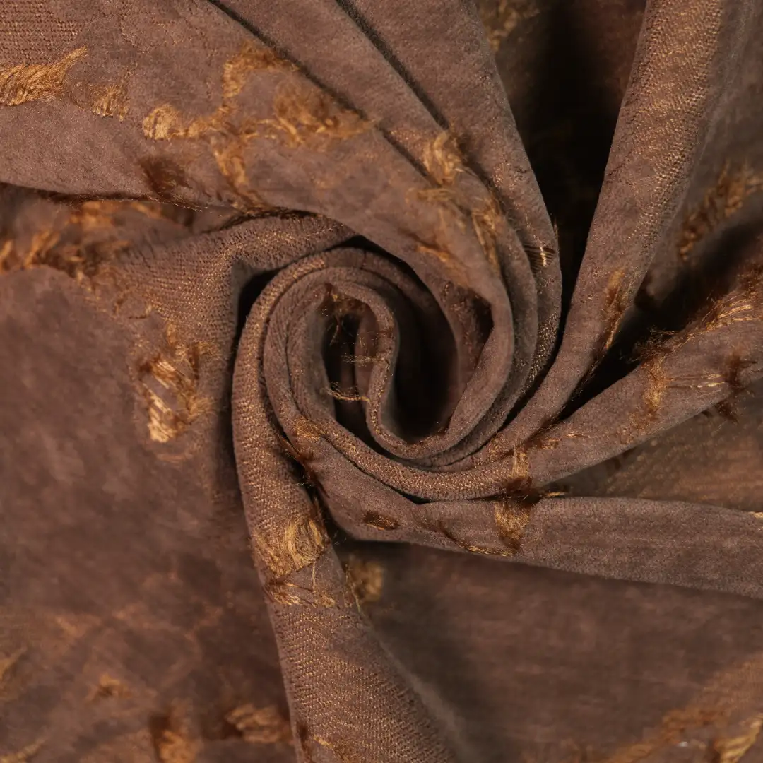 China Fabric for Skirt,Backless Beach Dress Jacquard Woven Blended Fabric PET Acetate Synthetic Silk Nylon COFFEE color buy from China wholesaler bulk order at wholesale price free worldwide shipping Alibaba