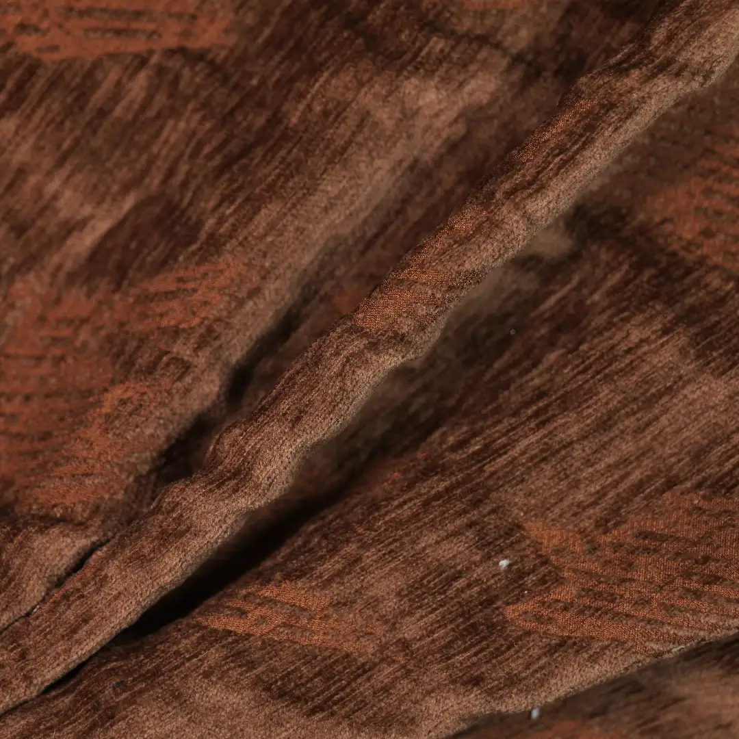 China Fabric for Backless Beach Dress,Kids Ruffle Tiered Dress Jacquard Woven Blended Fabric Synthetic Silk PET COFFEE color buy from China wholesaler bulk order at wholesale price free worldwide shipping Alibaba