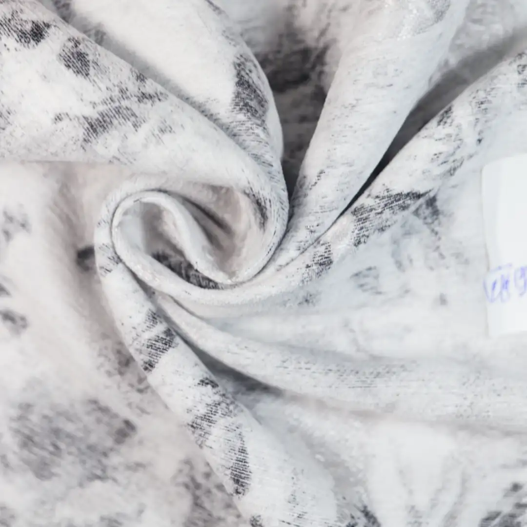 China Fabric for Shirt,Skirt,Backless Beach Dress Jacquard Woven Blended Fabric Polyester PET Acrylic Nylon Wool Silk GREY color buy from China wholesaler bulk order at wholesale price free worldwide shipping Alibaba