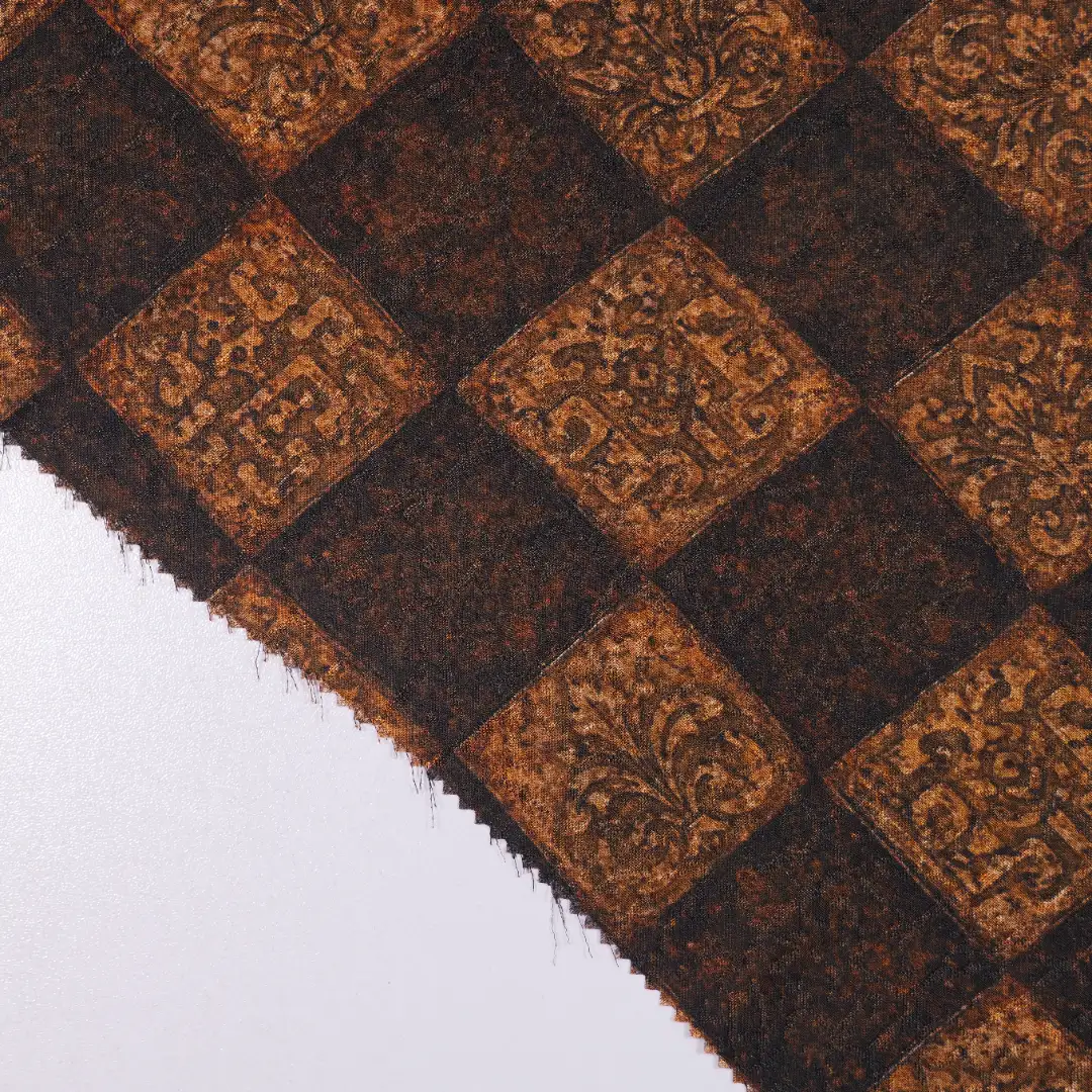 China Fabric for Jackets,Skirt Jacquard Woven Blended Fabric Synthetic Silk COFFEE color buy from China wholesaler bulk order at wholesale price free worldwide shipping Alibaba