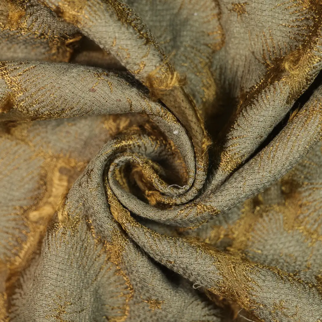 China Fabric for Jackets,Skirt,Strap Midi Dress Jacquard Woven Blended Fabric Polyester Rayon Nylon GREEN color buy from China wholesaler bulk order at wholesale price free worldwide shipping Alibaba
