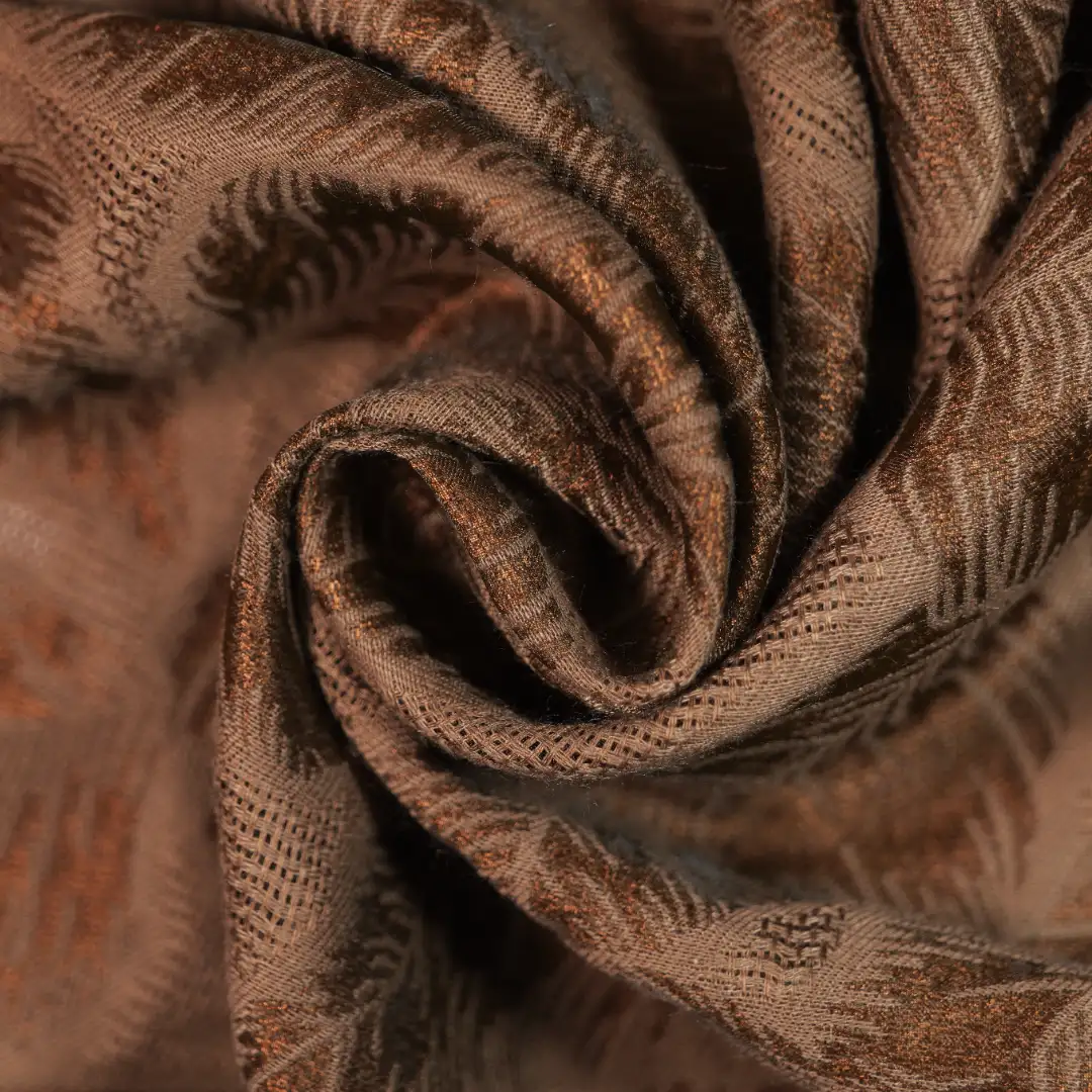 China Fabric for Jackets,Skirt Jacquard Woven Blended Fabric Polyester Rayon Nylon COFFEE color buy from China wholesaler bulk order at wholesale price free worldwide shipping Alibaba