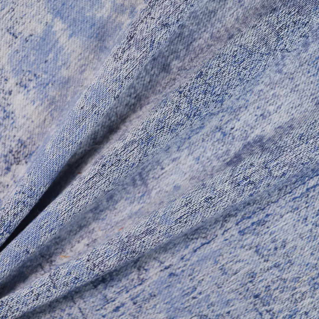 China Fabric for Jackets,Skirt Jacquard Woven Blended Fabric Polyester PET Acrylic Nylon Silk Wool BLUE color buy from China wholesaler bulk order at wholesale price free worldwide shipping Alibaba
