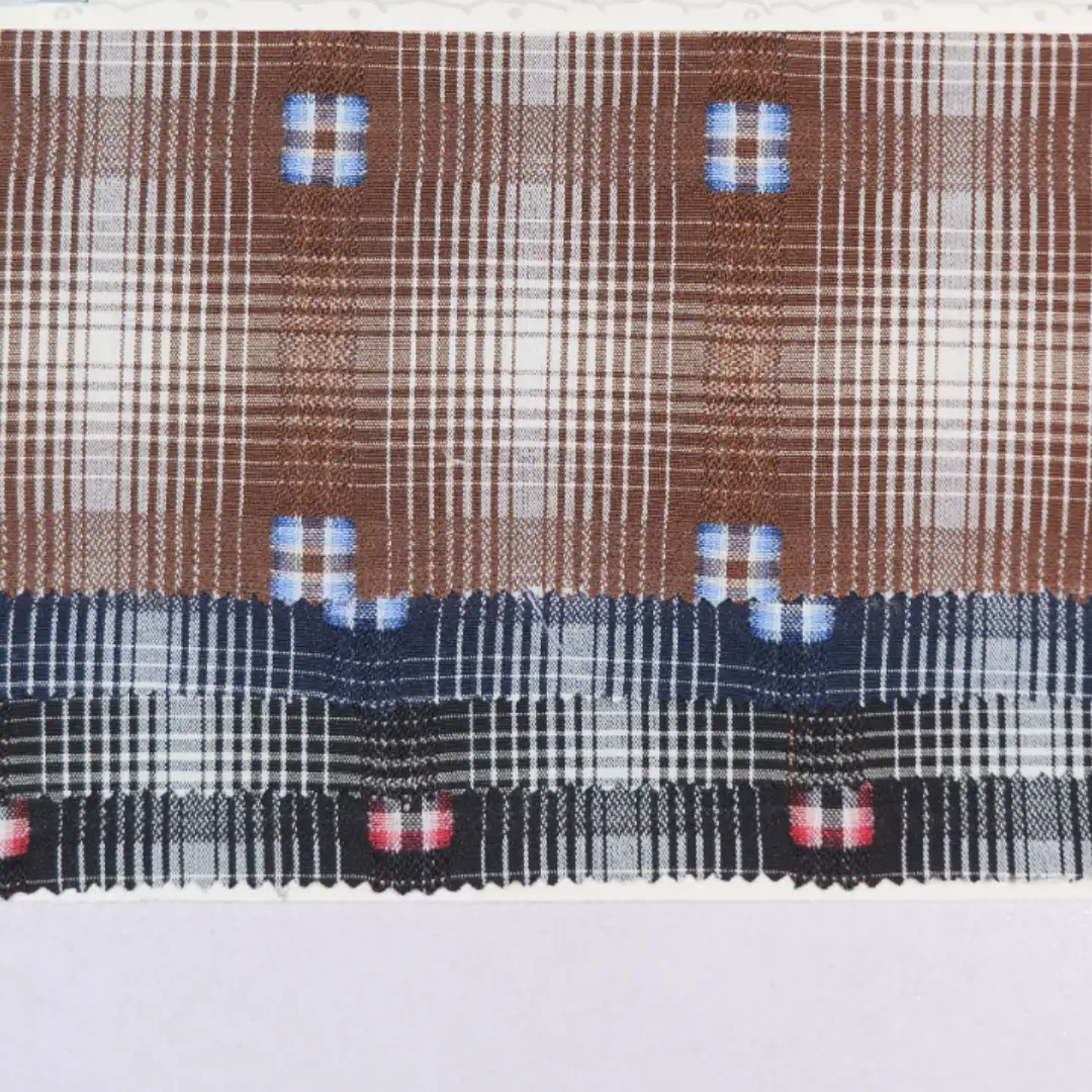 China Fabric for Shirt,Backless Beach Dress,Strap Midi Dress Yarn Dyed Check Woven Blended Fabric Polyester Cotton DARK BLUE color buy from China wholesaler bulk order at wholesale price free worldwide shipping Alibaba