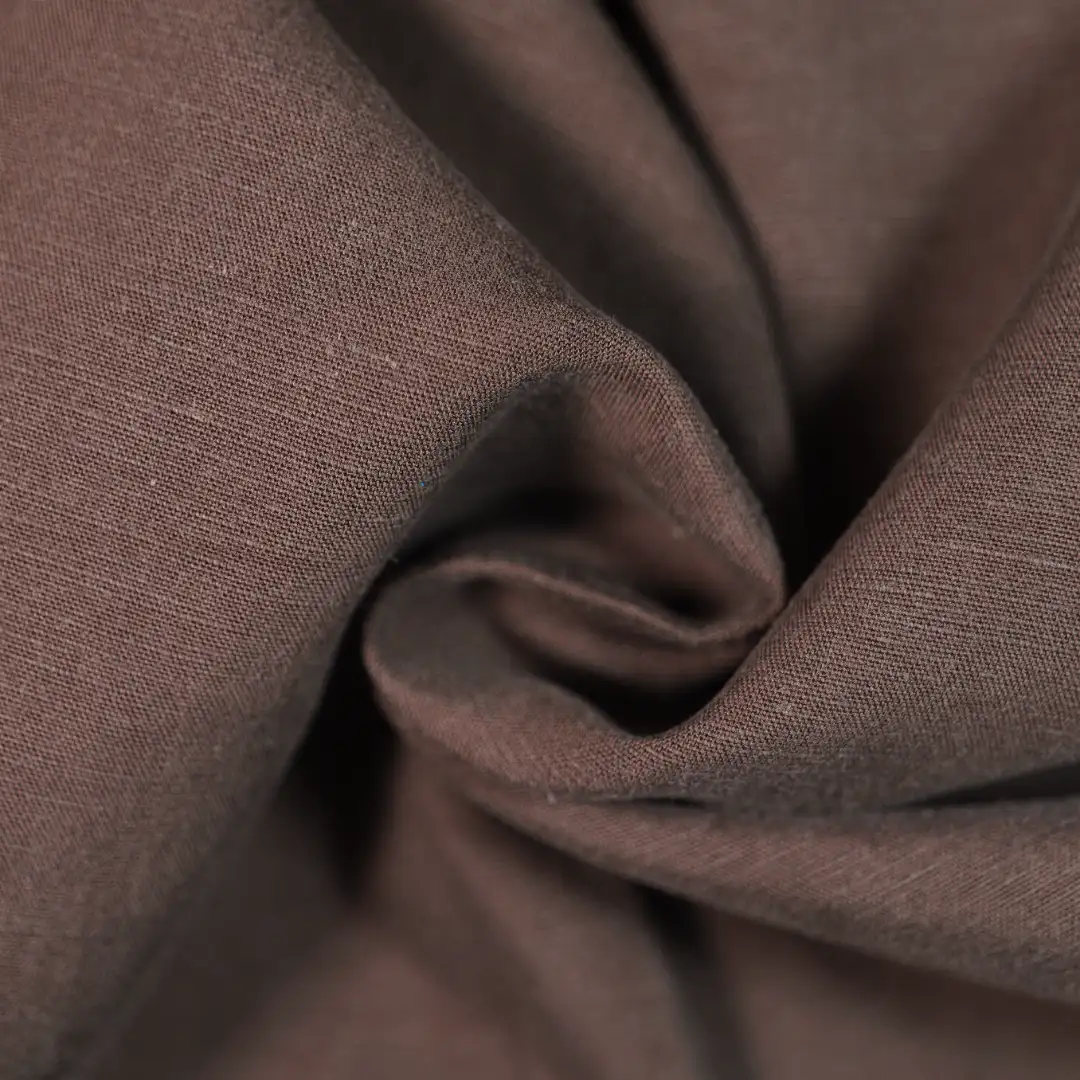 China Fabric for Skirt,Backless Beach Dress Yarn Dyed Check Woven Blended Fabric Tencel Linen red brown color buy from China wholesaler bulk order at wholesale price free worldwide shipping Alibaba
