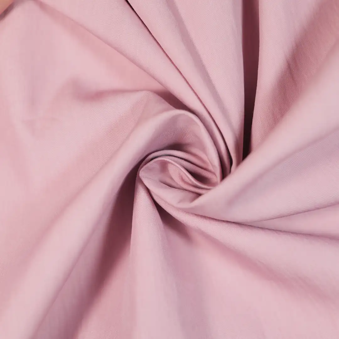 China Fabric for Shirt,Skirt,Backless Beach Dress Cotton Plain Natural Woven Fabric Cotton Nylon pink color buy from China wholesaler bulk order at wholesale price free worldwide shipping Alibaba