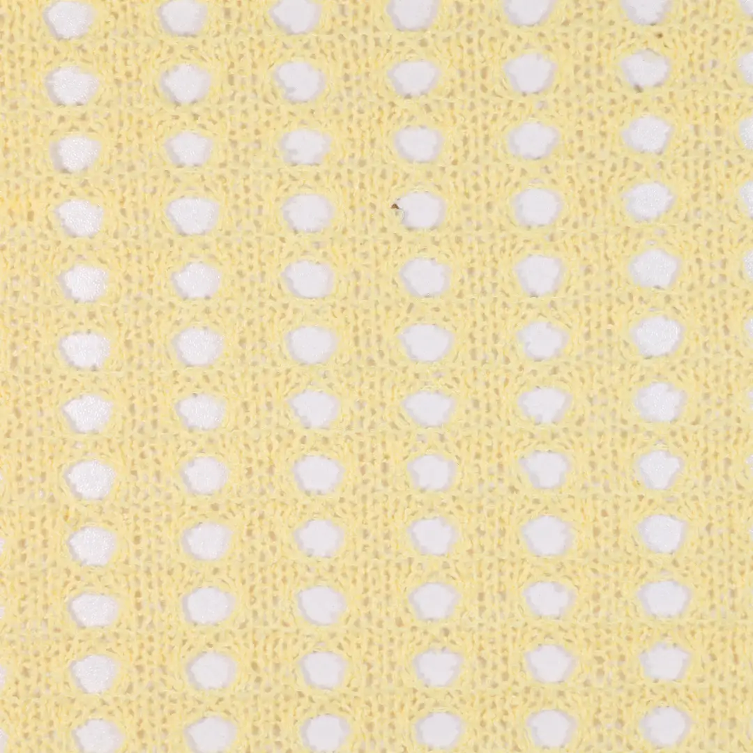 China Fabric for Shirt Mesh Knit Fabric Polyester YELLOW color buy from China wholesaler bulk order at wholesale price free worldwide shipping Alibaba