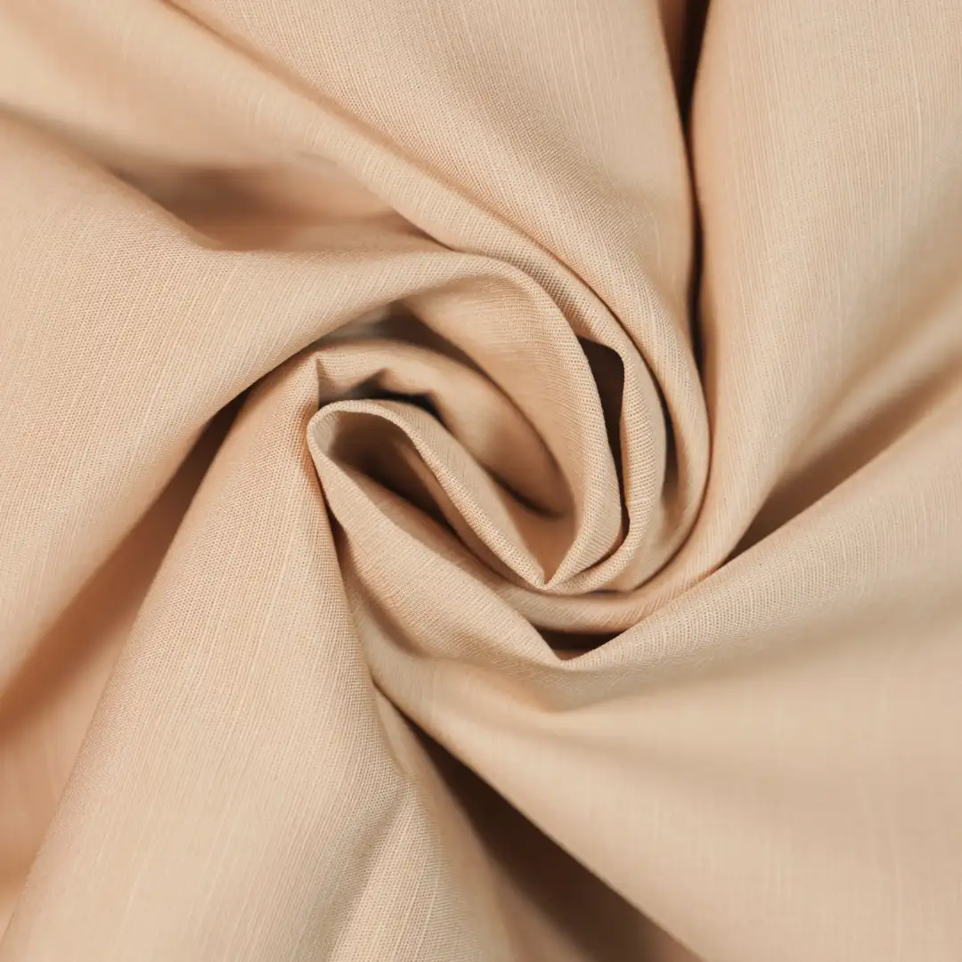 China Fabric for Skirt,Ruffle Shirt Dress,Strap Midi Dress Tencel/Cotton Plain Natural Woven Fabric Tencel Cotton coffee color buy from China wholesaler bulk order at wholesale price free worldwide shipping Alibaba