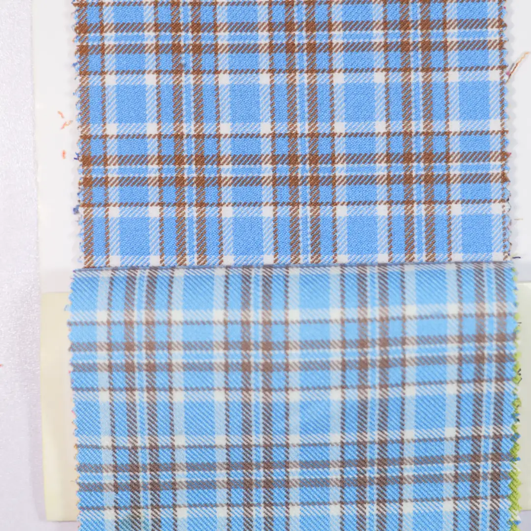 China Fabric for Skirt,Backless Beach Dress,Tank Midi Dress Yarn Dyed Check Woven Blended Fabric Polyester Rayon green color buy from China wholesaler bulk order at wholesale price free worldwide shipping Alibaba