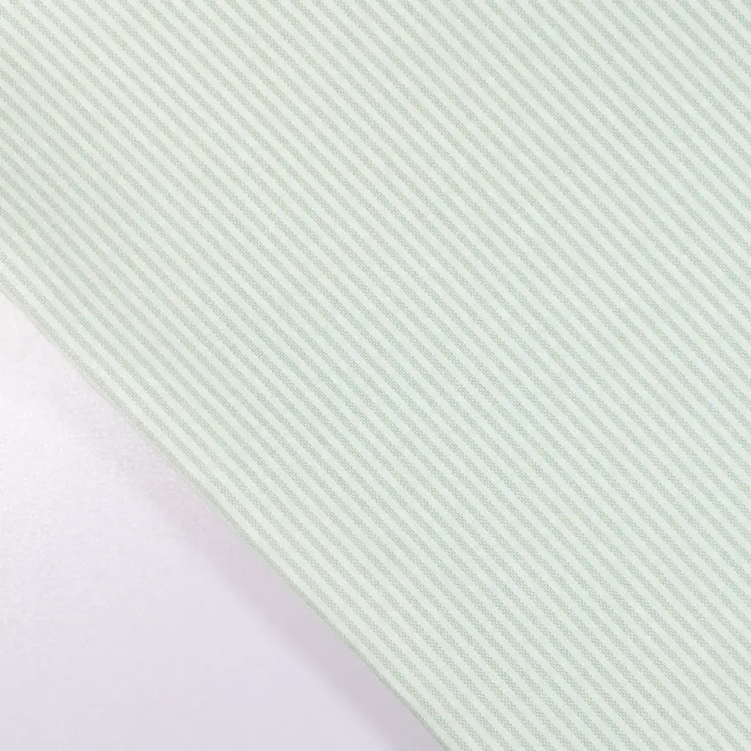 China Fabric for Shirt,Skirt Yarn Dyed Stripe Woven Blended Fabric Polyester Cotton Spandex green color buy from China wholesaler bulk order at wholesale price free worldwide shipping Alibaba