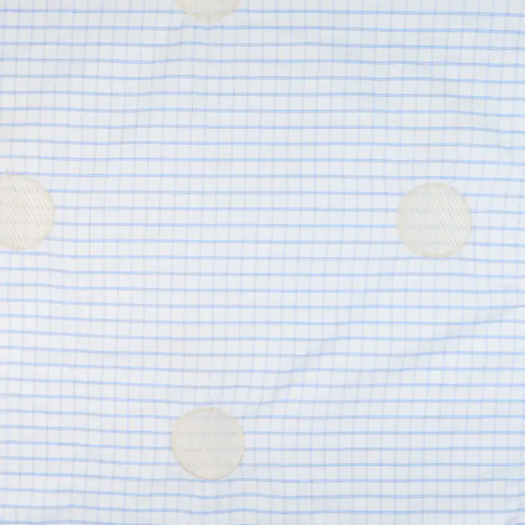China Fabric for Shirt,Skirt,Backless Beach Dress,Strap Midi Dress Yarn Dyed Check Woven Blended Fabric Polyester Cotton blue color buy from China wholesaler bulk order at wholesale price free worldwide shipping Alibaba