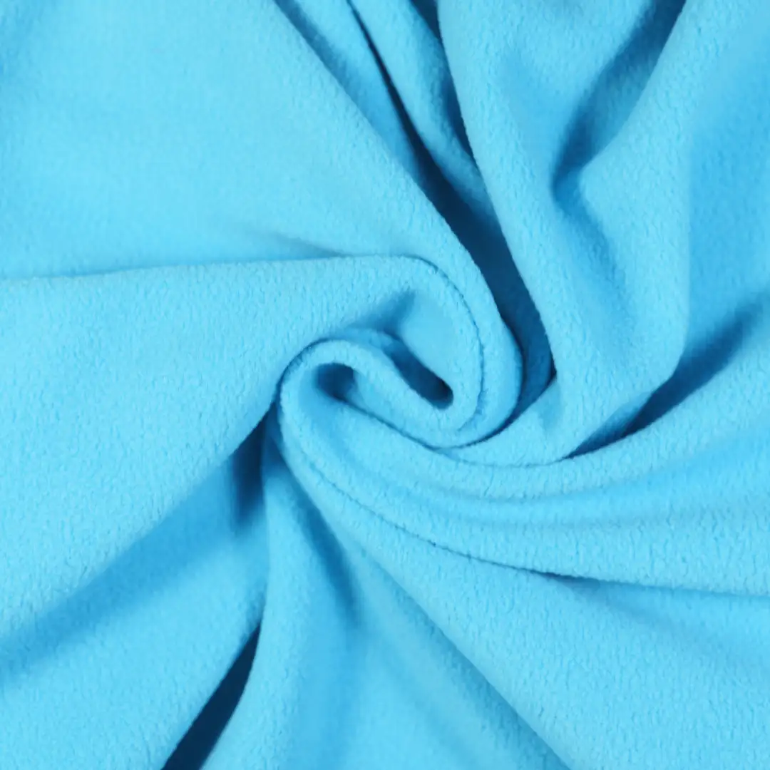 China Fabric for Jackets,Hoodie Polar Fleece Knit Fabric Polyester blue color buy from China wholesaler bulk order at wholesale price free worldwide shipping Alibaba