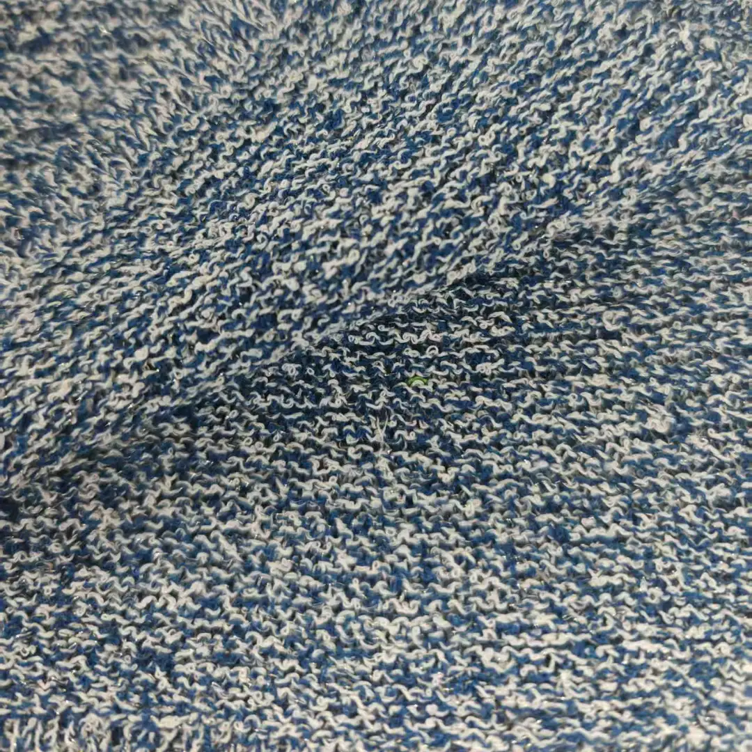 China Yarn for Full-Zipper Cardigan (Sweater),Half-Zipper Cardigan (Sweater),T-shirt (Sweater),Polo T-shirt (Sweater) Knot Yarn Fancy Yarn Polyester Sequin Blue color buy from China wholesaler bulk order at wholesale price free worldwide shipping Alibaba