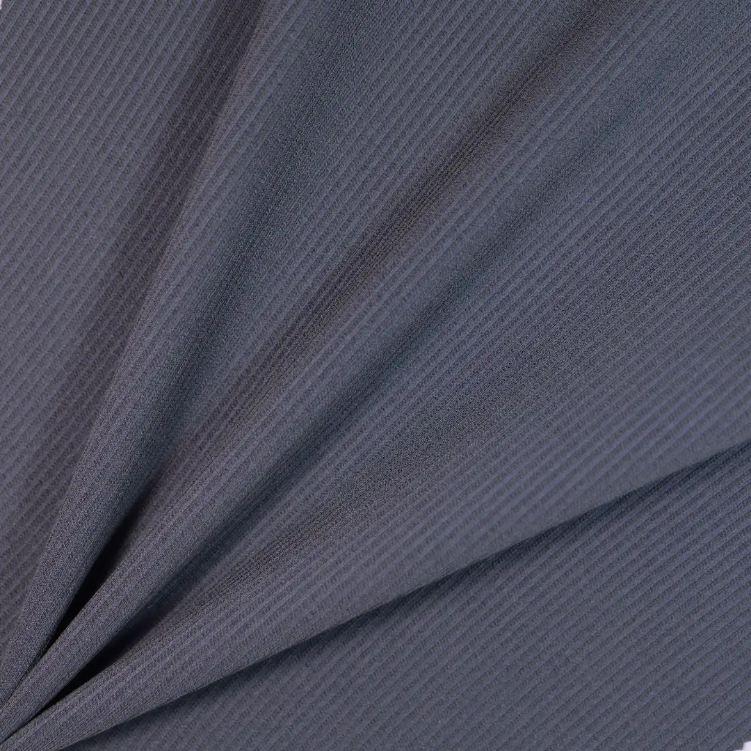 China Fabric for T-Shirt,Skirt Rib Knit Fabric Polyester Modal Spandex GREY color buy from China wholesaler bulk order at wholesale price free worldwide shipping Alibaba
