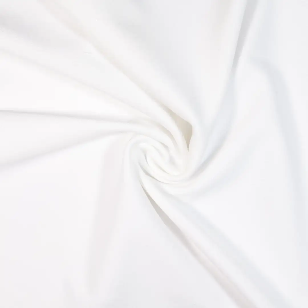 China Fabric for T-Shirt,Skirt Rib Knit Fabric Nylon Spandex white color buy from China wholesaler bulk order at wholesale price free worldwide shipping Alibaba