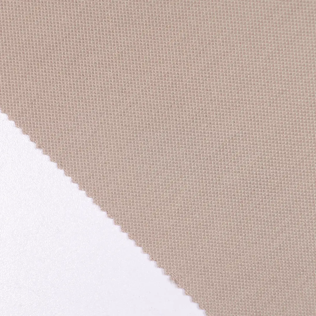 China Fabric for Jackets,Hoodie Pique Knit Fabric Polyester Modal Spandex brown color buy from China wholesaler bulk order at wholesale price free worldwide shipping Alibaba