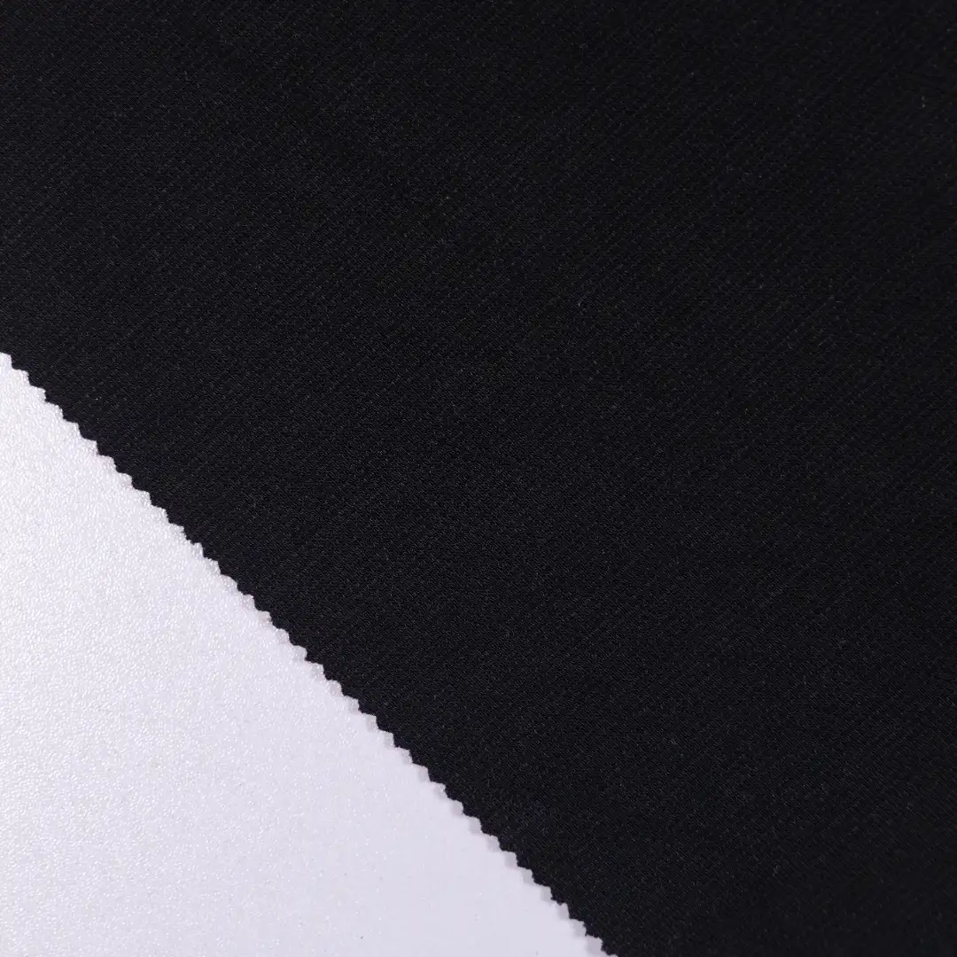 China Fabric for Jackets,Hoodie,Loungewear Scuba Knit Fabric Polyester Modal Rayon Spandex black color buy from China wholesaler bulk order at wholesale price free worldwide shipping Alibaba