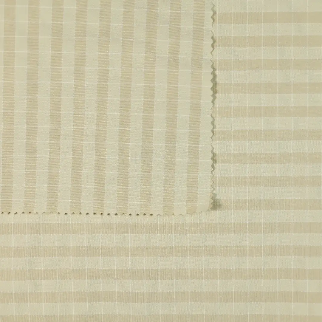 China Fabric for Jackets Yarn Dyed Check Synthetic Woven Fabric Polyester Rayon grey color buy from China wholesaler bulk order at wholesale price free worldwide shipping Alibaba