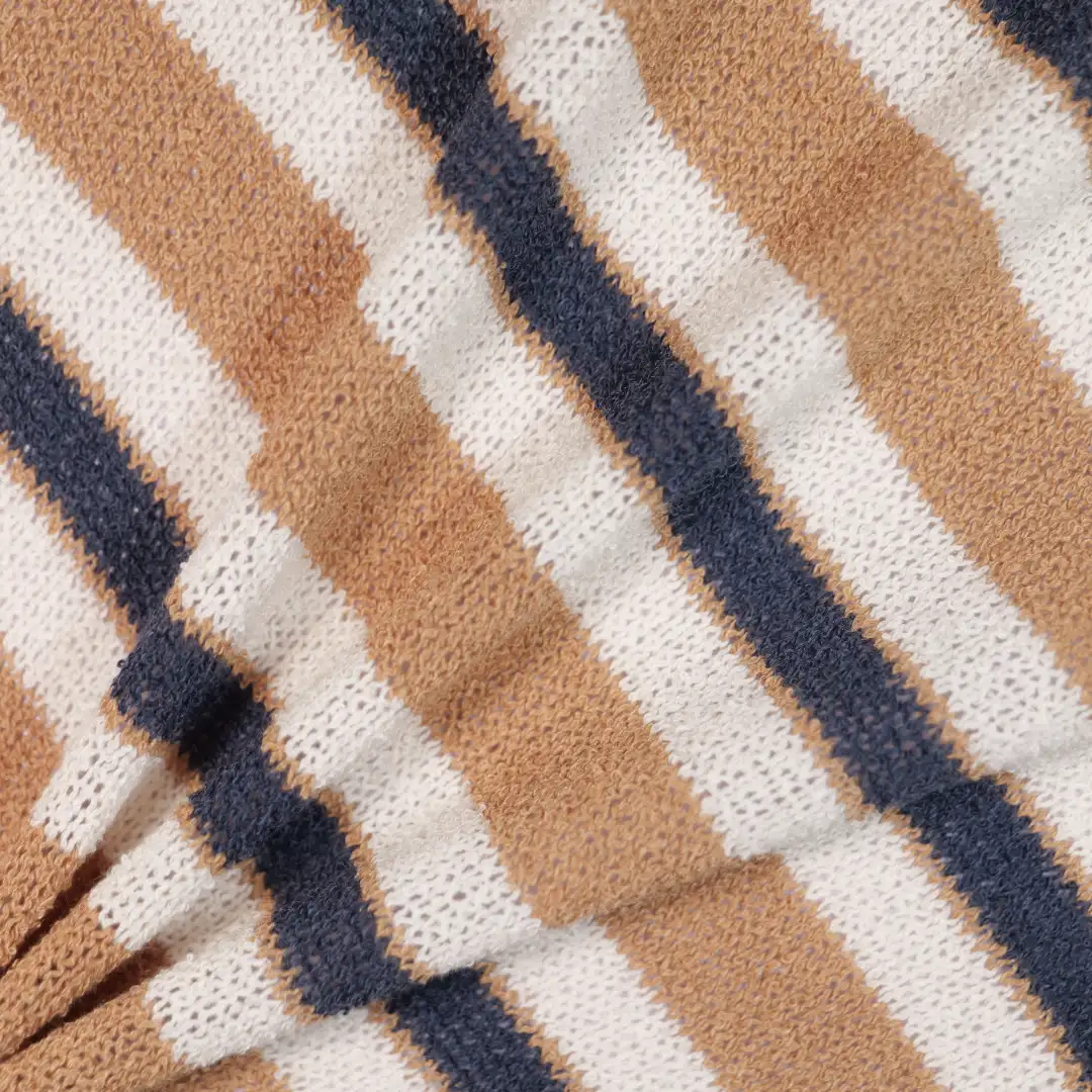 China Fabric for Loungewear Hacci Knit Fabric Polyester brown color buy from China wholesaler bulk order at wholesale price free worldwide shipping Alibaba