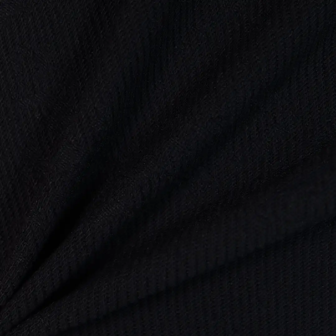 China Fabric for Loungewear Jacquard Knit Fabric Cotton Polyester Spandex black color buy from China wholesaler bulk order at wholesale price free worldwide shipping Alibaba