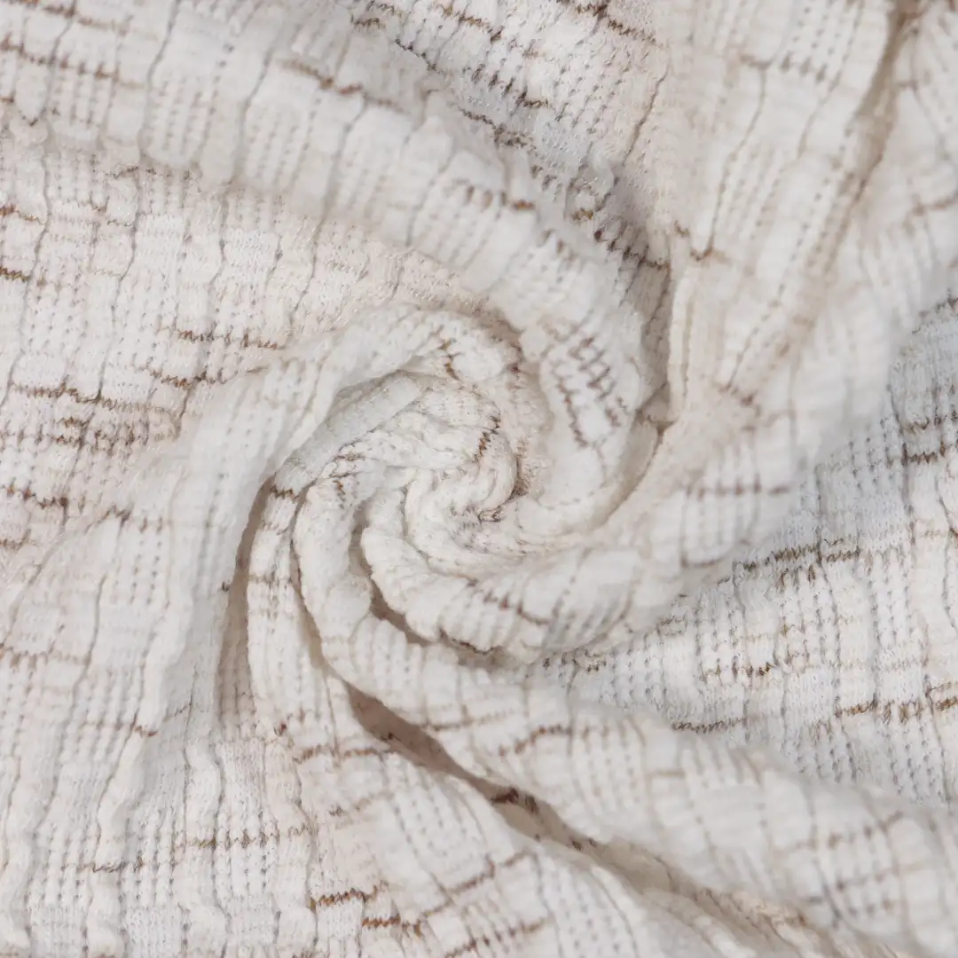 China Fabric for Loungewear Crepe Knit Fabric Polyester Viscose Rayon Milky white color buy from China wholesaler bulk order at wholesale price free worldwide shipping Alibaba
