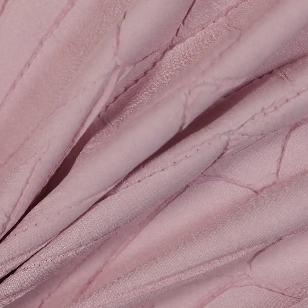 China Fabric for Skirt Schiffli Synthetic Woven Fabric Polyester pink color buy from China wholesaler bulk order at wholesale price free worldwide shipping Alibaba