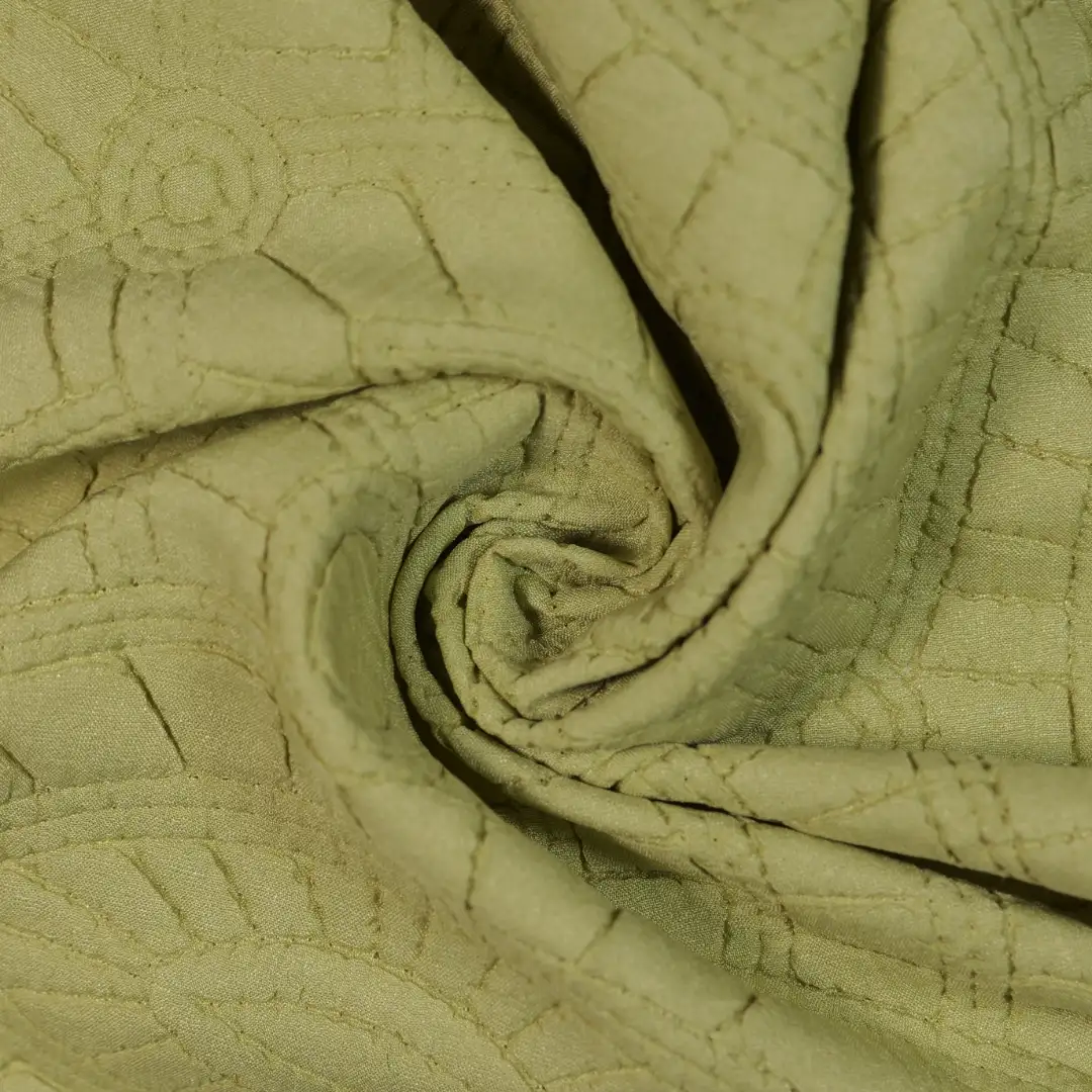 China Fabric for Skirt Schiffli Synthetic Woven Fabric Polyester Olive green color buy from China wholesaler bulk order at wholesale price free worldwide shipping Alibaba
