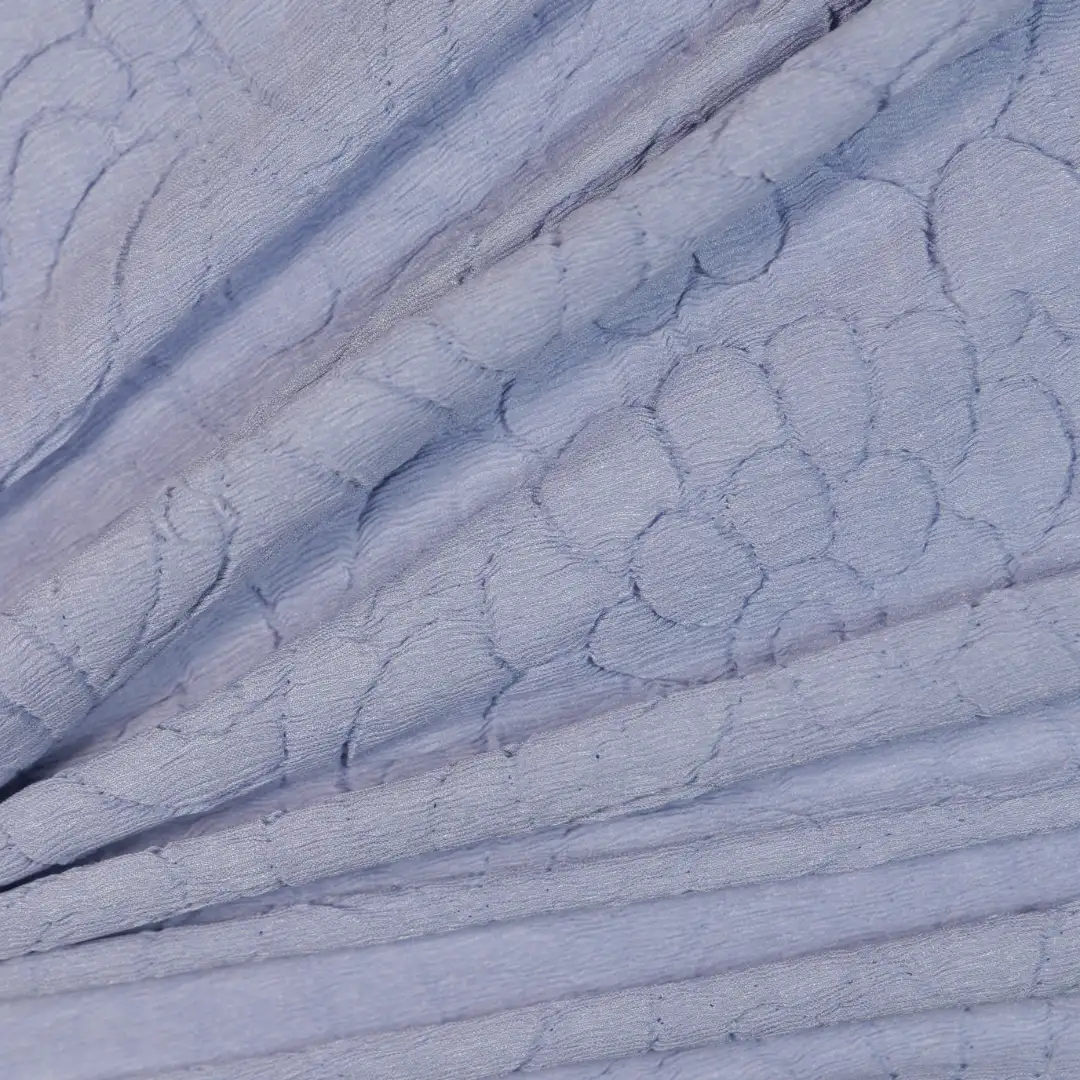 China Fabric for Skirt Schiffli Synthetic Woven Fabric Polyester blue color buy from China wholesaler bulk order at wholesale price free worldwide shipping Alibaba