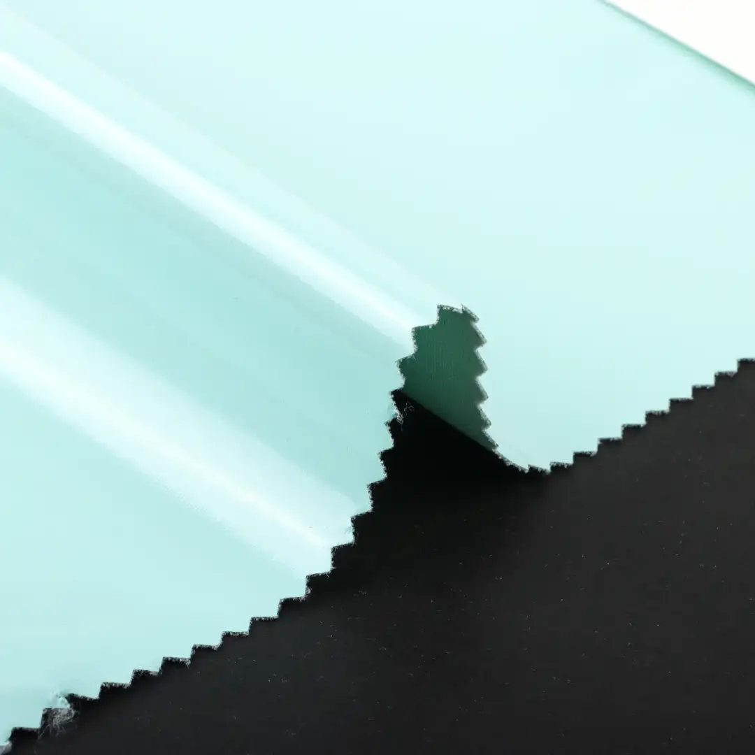 China Fabric for Jackets,Trench Coat,Rain Coat Bonded fabric Bonded fabric Polyurethane (PU) Blue color buy from China wholesaler bulk order at wholesale price free worldwide shipping Alibaba