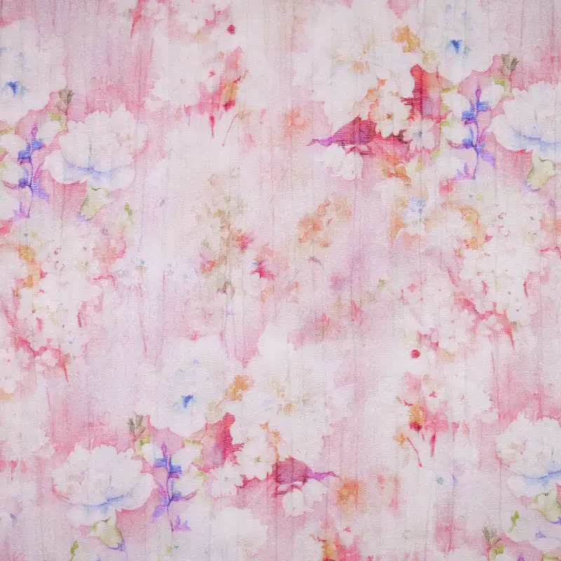 China Fabric for Shirt,Skirt,Dresses (Pullover)  Rayon Crepe Natural Woven Fabric Nylon Rayon Pink color buy from China wholesaler bulk order at wholesale price free worldwide shipping Alibaba