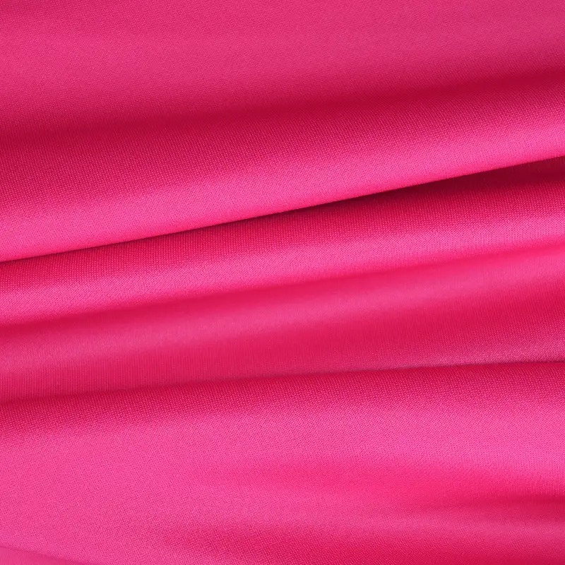 China Fabric for Sweatshirt,Tracksuits Scuba Knit Fabric Polyester Cotton Spandex HotPink color buy from China wholesaler bulk order at wholesale price free worldwide shipping Alibaba