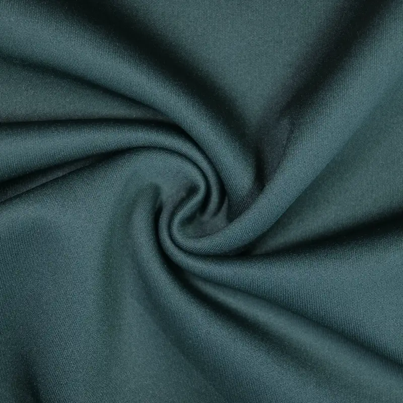 China Fabric for Jackets,Sweatshirt Scuba Knit Fabric Polyester Cotton Spandex Green color buy from China wholesaler bulk order at wholesale price free worldwide shipping Alibaba