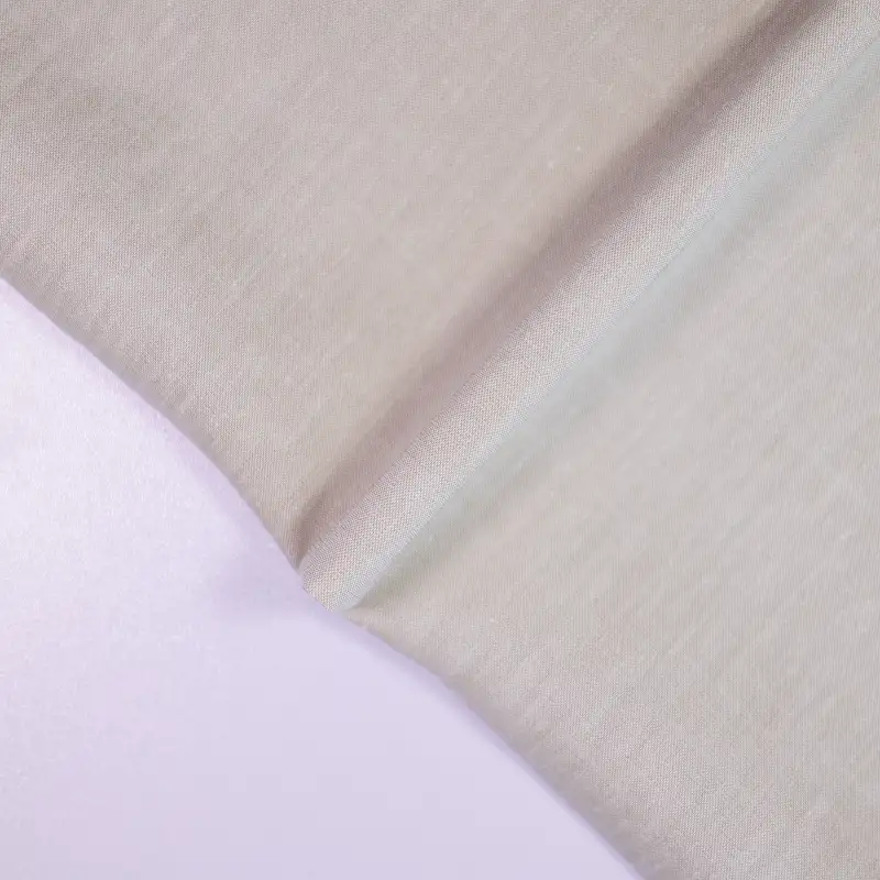 China Fabric for Shirt,Pants,Blouse,Crop Top Linen/Polyester Plain Natural Woven Fabric Lyocell Polyester Flax Spandex Khaki color buy from China wholesaler bulk order at wholesale price free worldwide shipping Alibaba