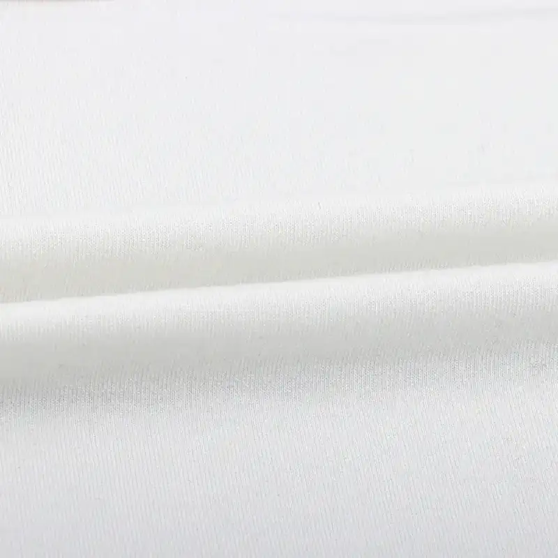 China Fabric for Blouse,Hoodie   French Terry Knit Fabric Polyester Elastane raw white color buy from China wholesaler bulk order at wholesale price free worldwide shipping Alibaba
