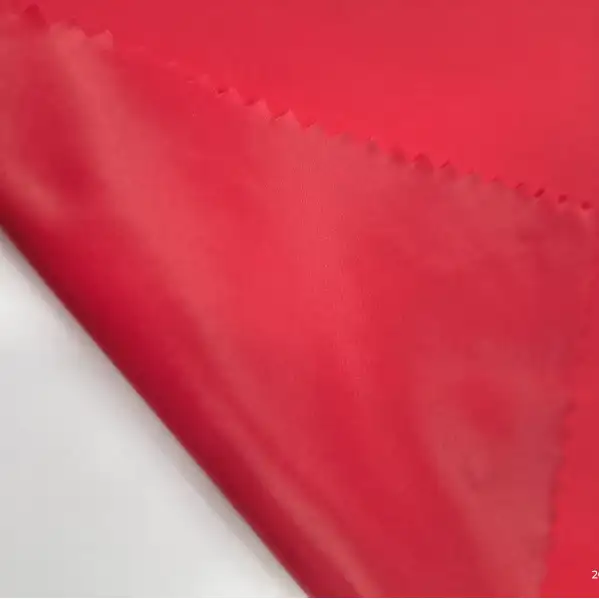 China Fabric for Jackets,Uniform Polyester Taffeta Synthetic Woven Fabric Recycled Polyester 400红色 color buy from China wholesaler bulk order at wholesale price free worldwide shipping Alibaba