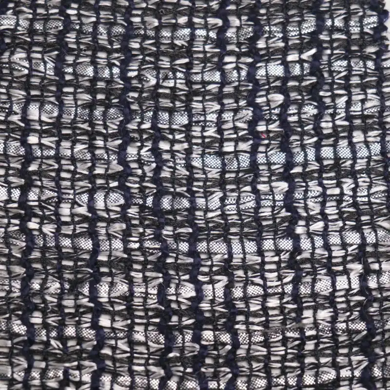 China Fabric for Blazer,Trench Coat,Overcoat Chanel-Style Fabric Woolen Cotton Polyester Silver-white color buy from China wholesaler bulk order at wholesale price free worldwide shipping Alibaba
