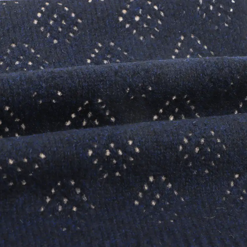 China Yarn for Polo Shirt,Crop Top,Full-Zipper Cardigan (Sweater),Half-Zipper Cardigan (Sweater) Mossy Yarn Fancy Yarn Recycled Polyester Acrylic Wool Spandex Navy blue color buy from China wholesaler bulk order at wholesale price free worldwide shipping Alibaba