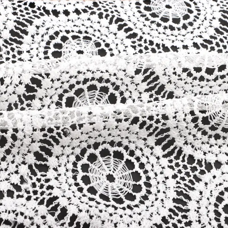 China Fabric for Dresses (Cardigan Open) ,Dresses (Cardigan Button) ,Skirt  Mesh Knit Fabric Polyester white color buy from China wholesaler bulk order at wholesale price free worldwide shipping Alibaba