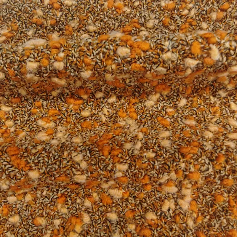 China Yarn for Crop Top,Hoodie,Open Cardigan (Sweater),Crop Top Pullover (Sweater) Boucle Yarn Fancy Yarn Recycled Polyester Acrylic Wool orange-yellow color buy from China wholesaler bulk order at wholesale price free worldwide shipping Alibaba